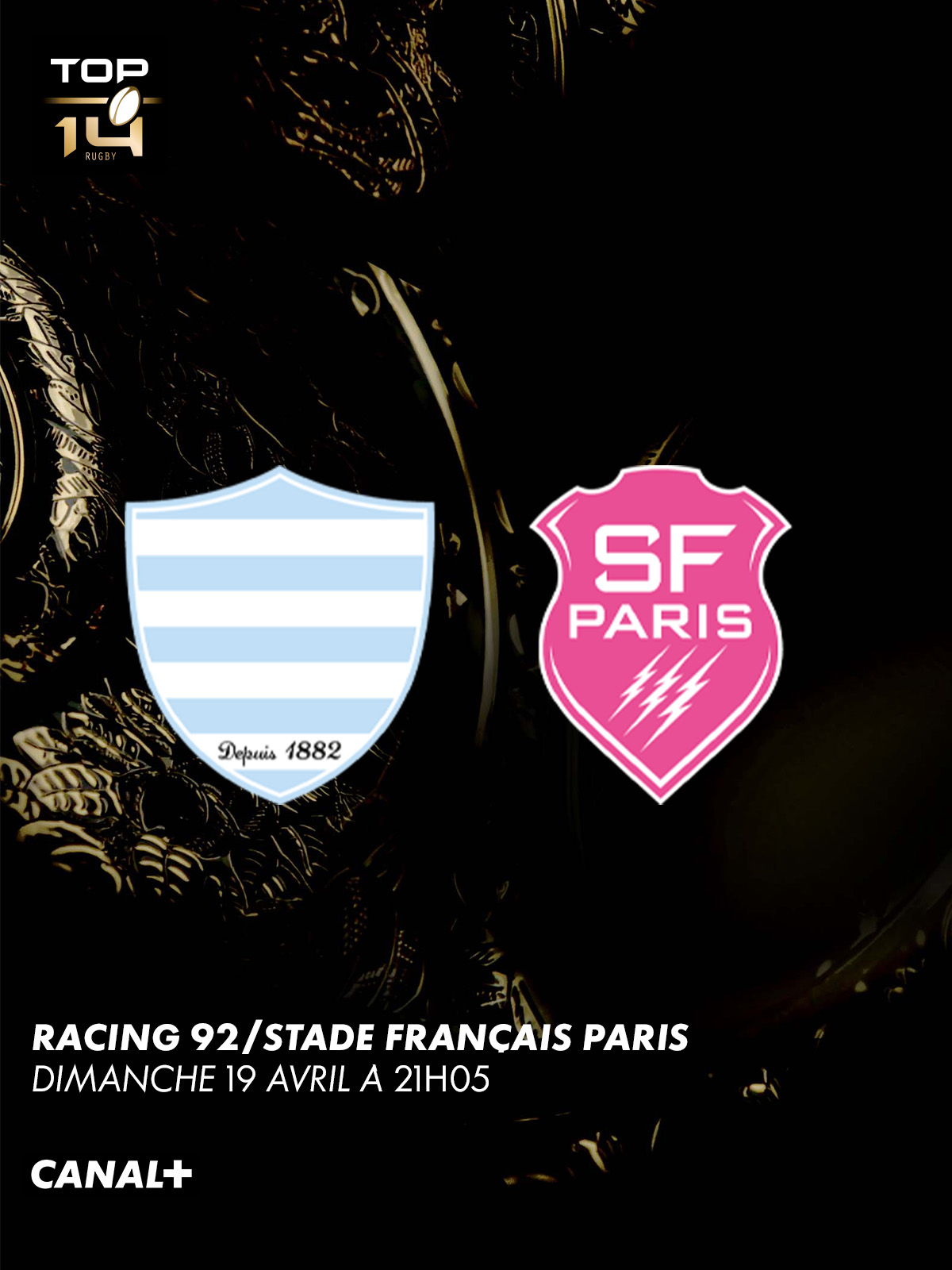 Racing 92 vs Stade Français Paris - 19 avril