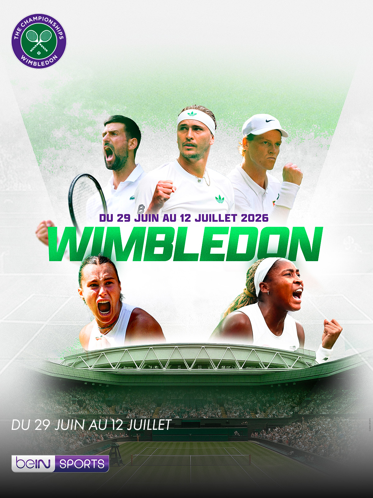 WIMBLEDON - du 29 juin au 12 juillet