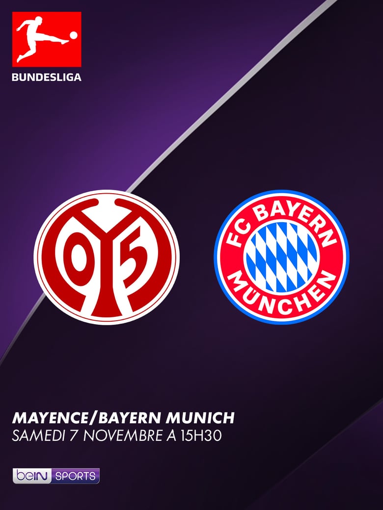Football - Mayence - Bayern Munich - Bundesliga - samedi 7 novembre, 15h30