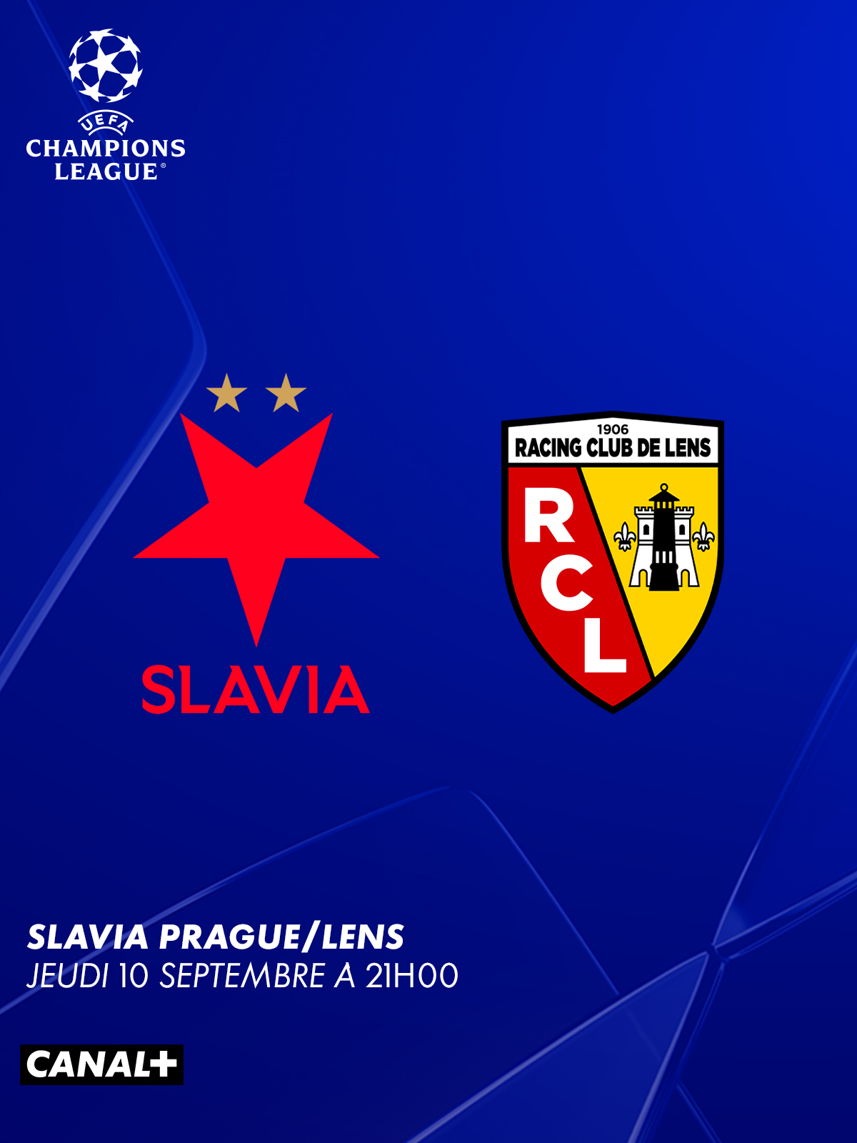 Football - UEFA Champions League - Slavia Prague / Lens