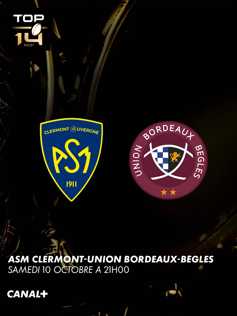 Rugby - Top 14 - ASM Clermont / Union Bordeaux-B&egrave;gles