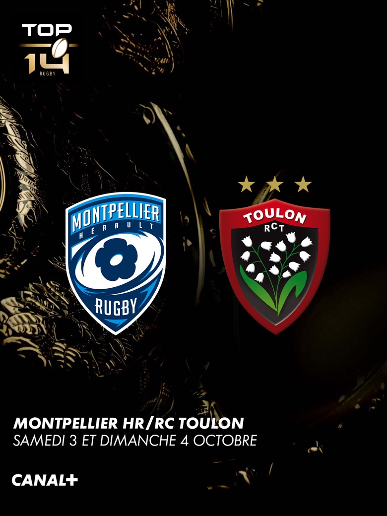 Rugby - Top 14 - Montpellier H&eacute;rault Rugby / RC Toulon
