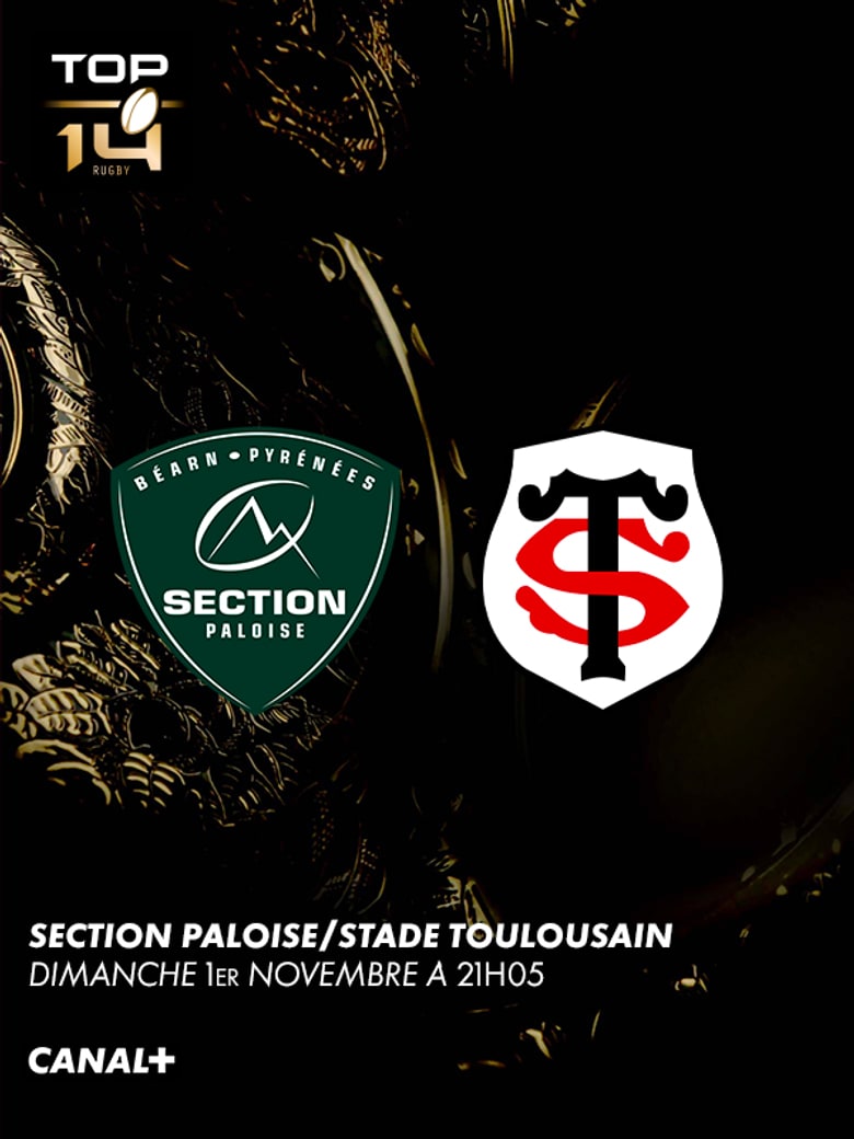 Rugby - Section Paloise - Stade Toulousain - Top 14 - dimanche 1er novembre, 21h05